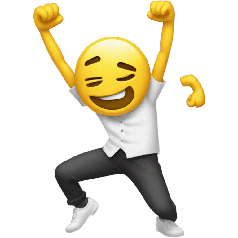 Emoji hitting nae nae emoji