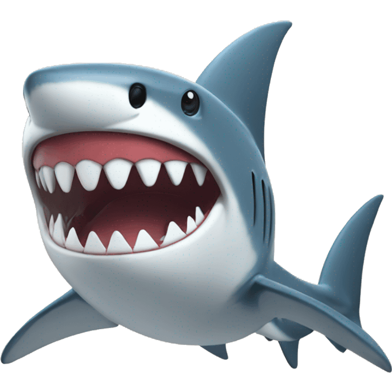 shark with balloo emoji