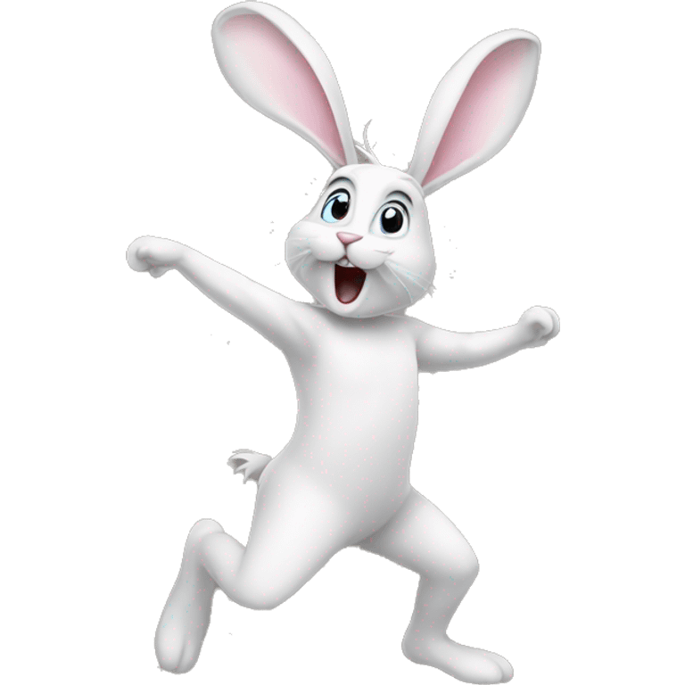 Bunny dancing  emoji