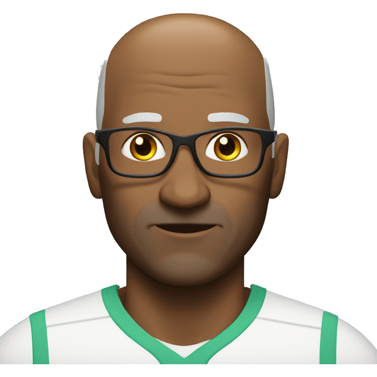 65yo man tennis bald no glasses emoji