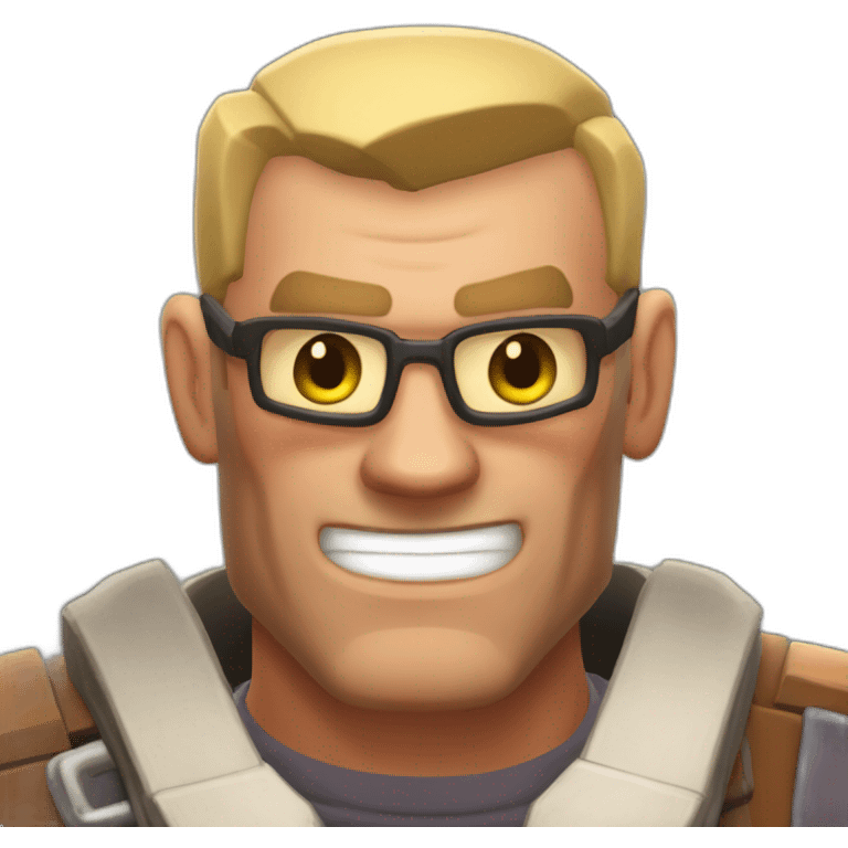 Saxton Hale from Team Fortress 2 emoji