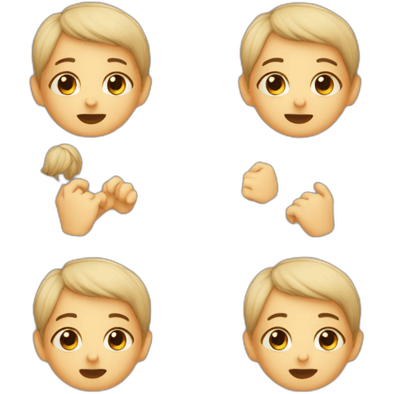 Cute baby emoji