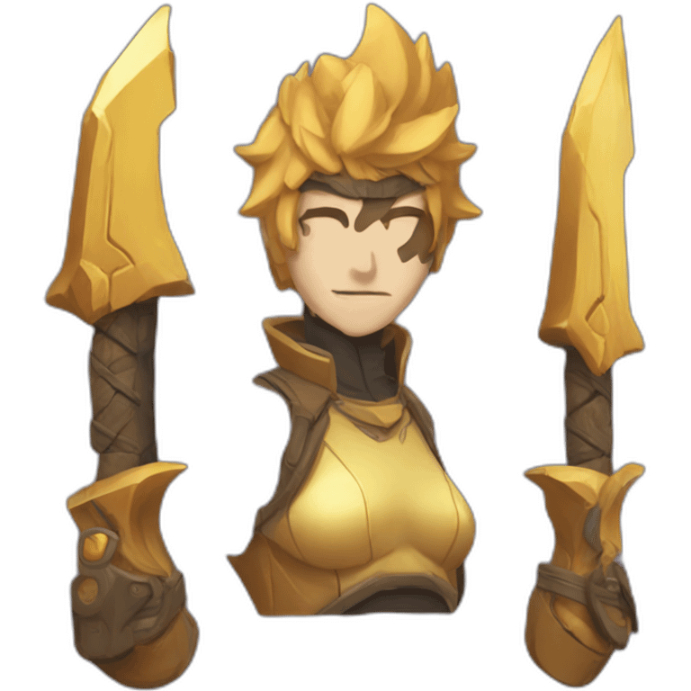 create an emoji in the style of Fazu Battlecaster on Twitch emoji