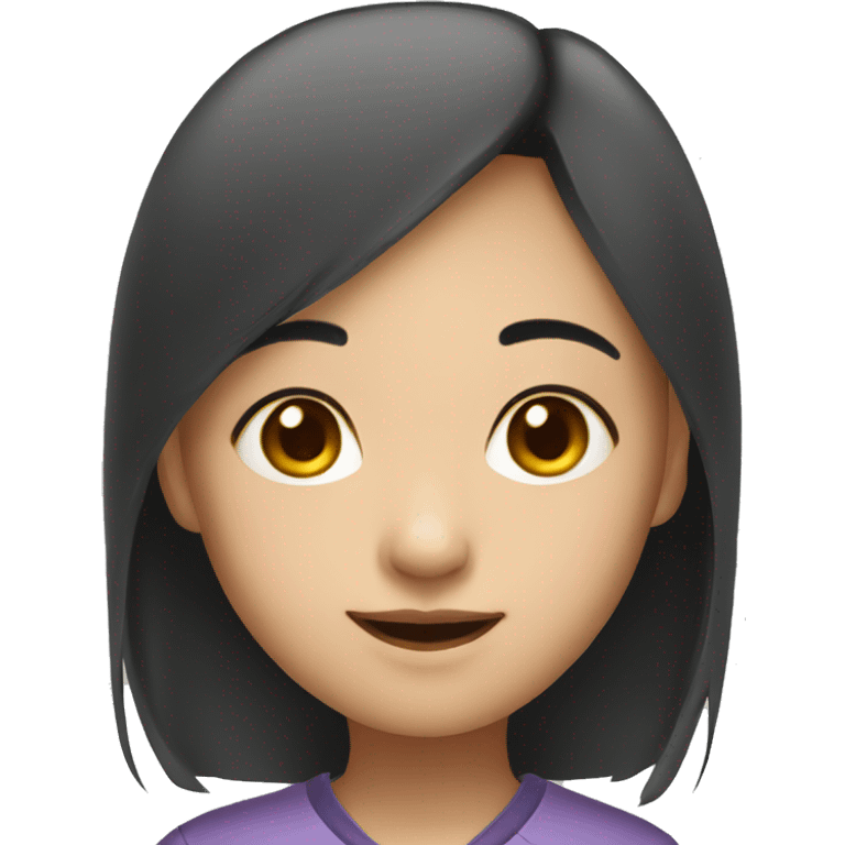 cute asian girl  emoji