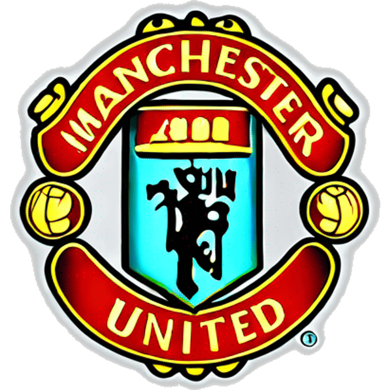 manchester united football logo emoji