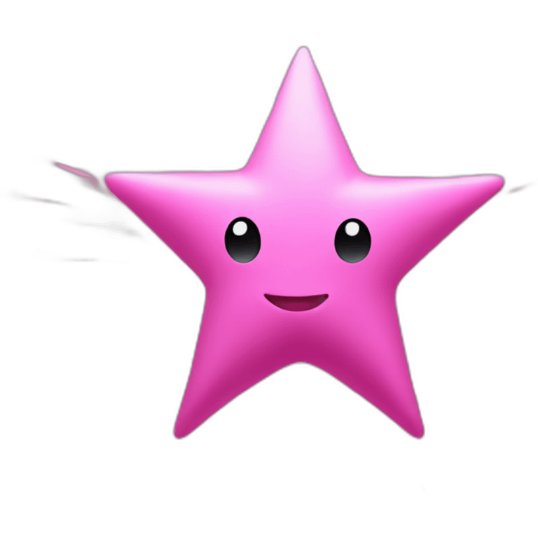 pink bursting star emoji