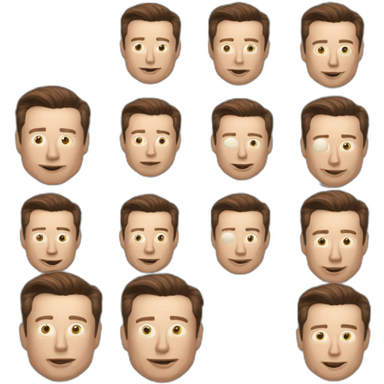 Elon Musk qui contrôle le monde emoji