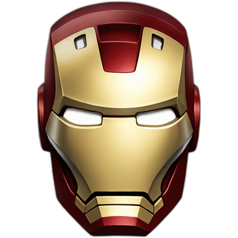 Portrait of iron man emoji