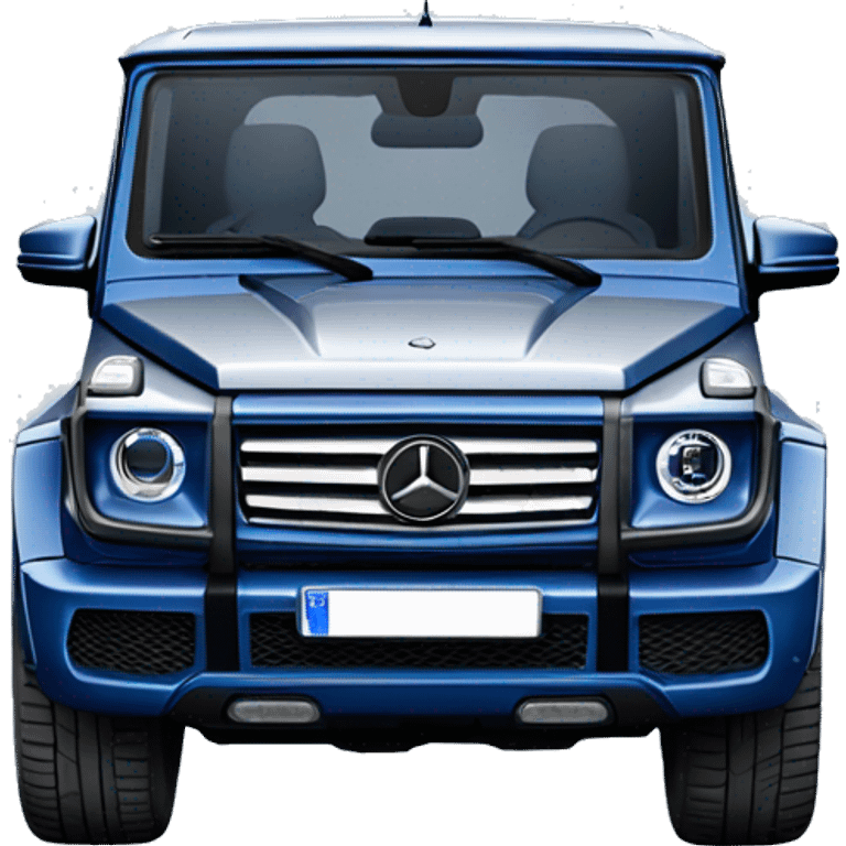 Blue mercedes g-class w465 emoji