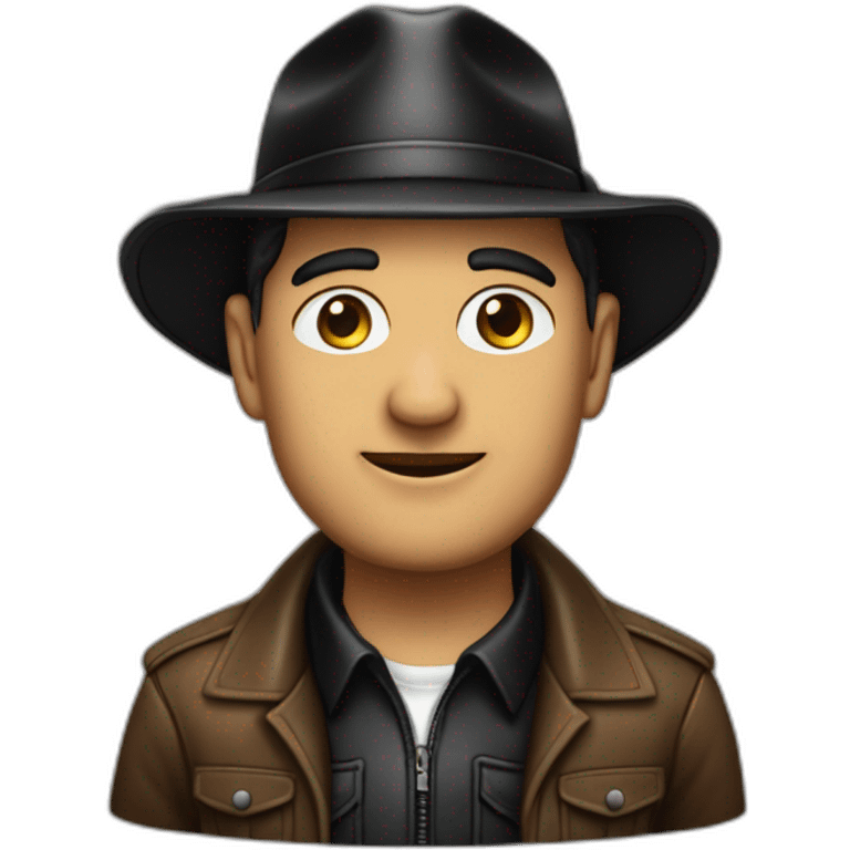 Vito Spatafore sopranos wearing leather hat emoji