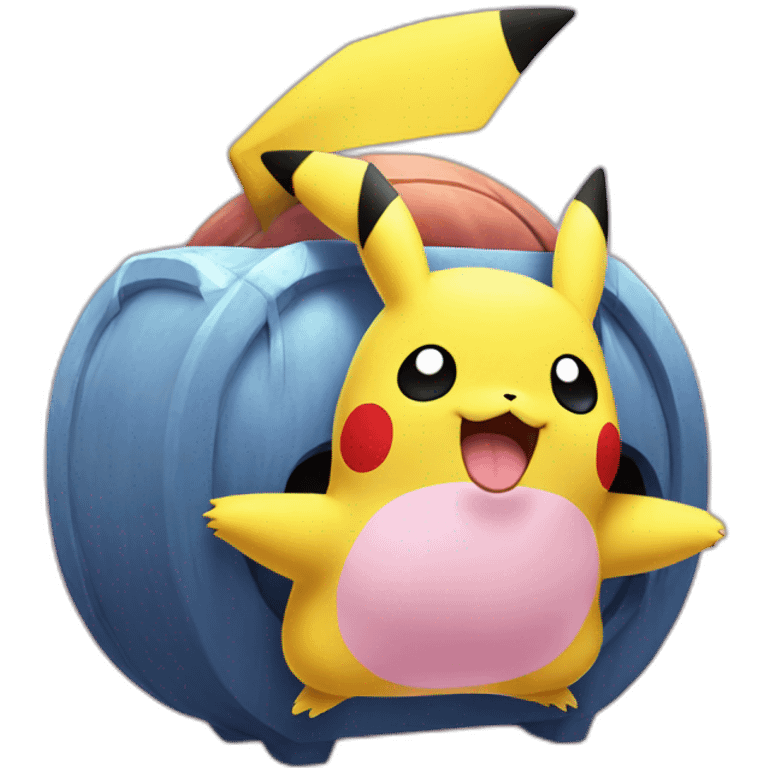 pikachu kirby emoji