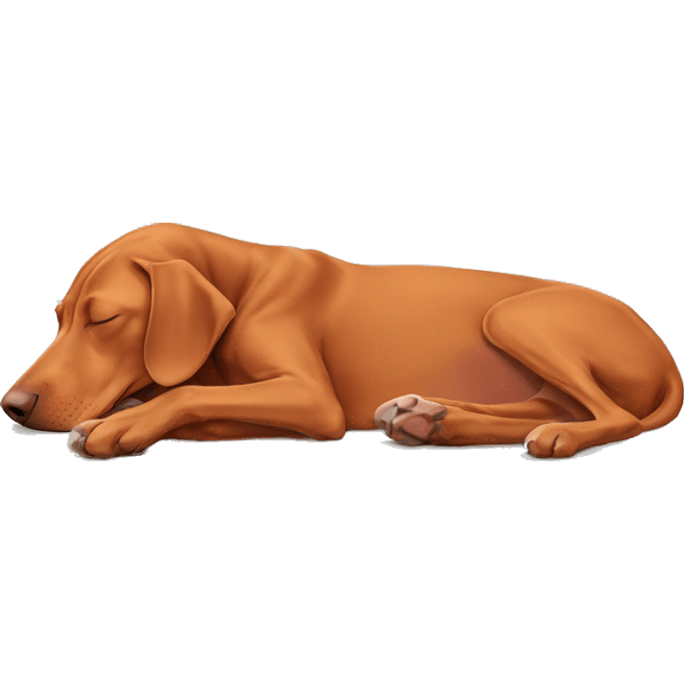 Vizsla sleeping emoji