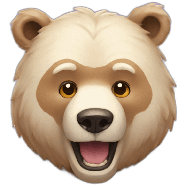 a magical bear emoji