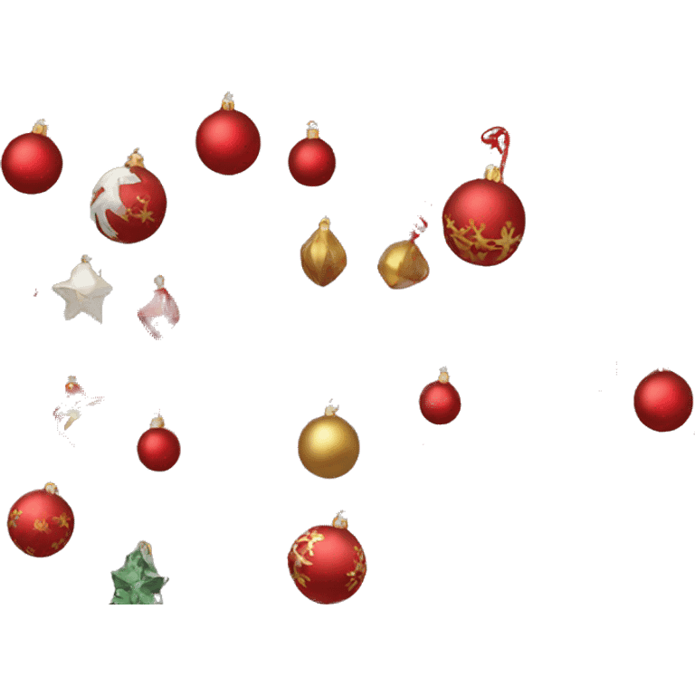 Christmas ornaments emoji