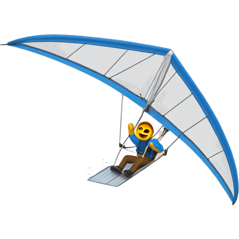 Hang gliding emoji