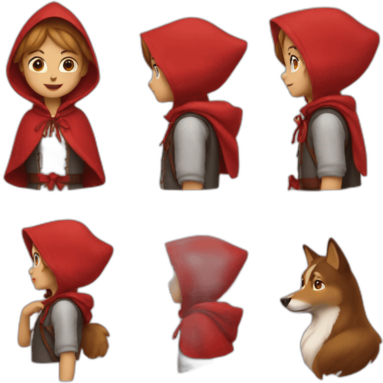 Little Red Riding Hood emoji