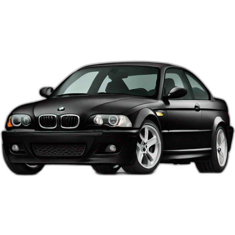 Bmw e46 black emoji