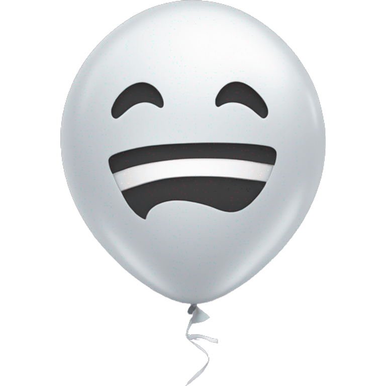 balloon in the shape of 13 emoji