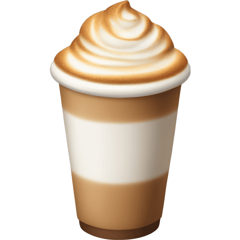 Aesthetic latte emoji