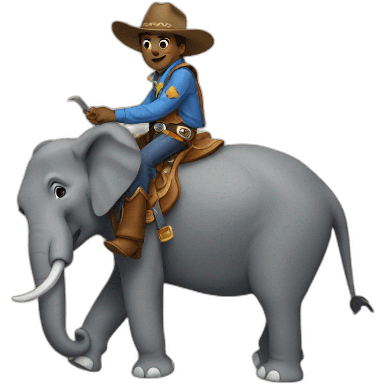 elephant cowboy emoji