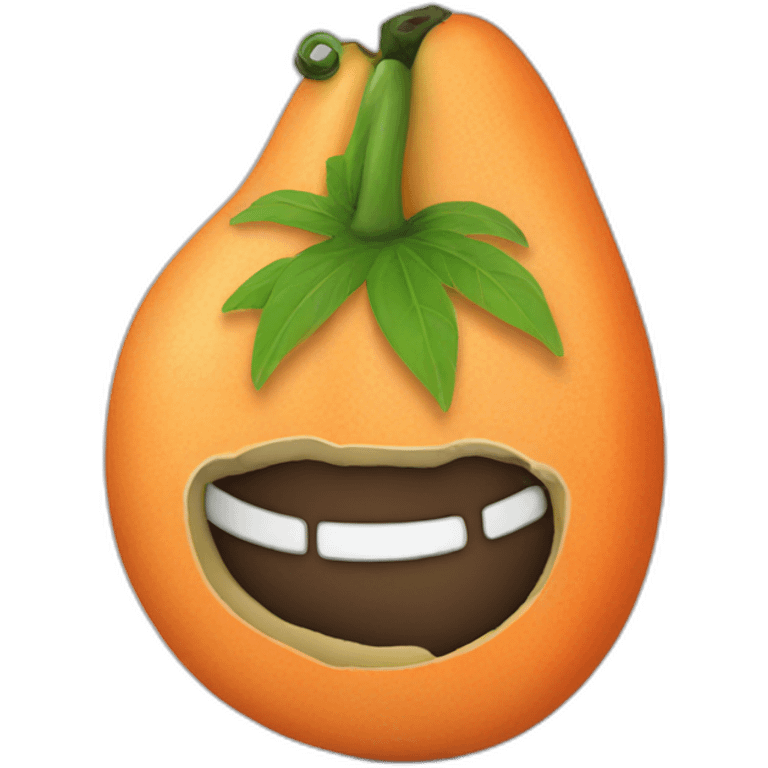 chat papaya emoji