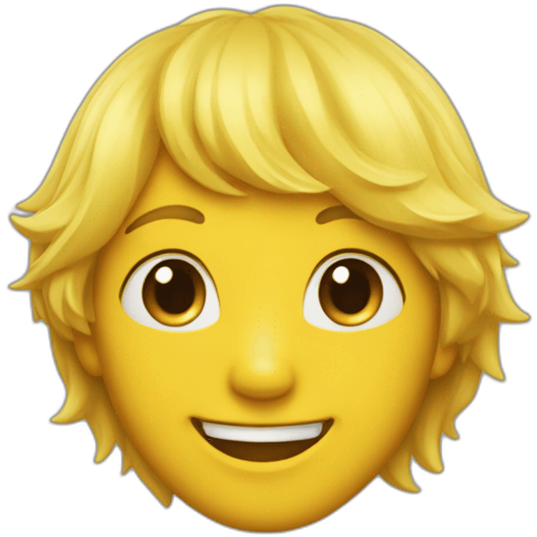 Petit sourire jaune emoji