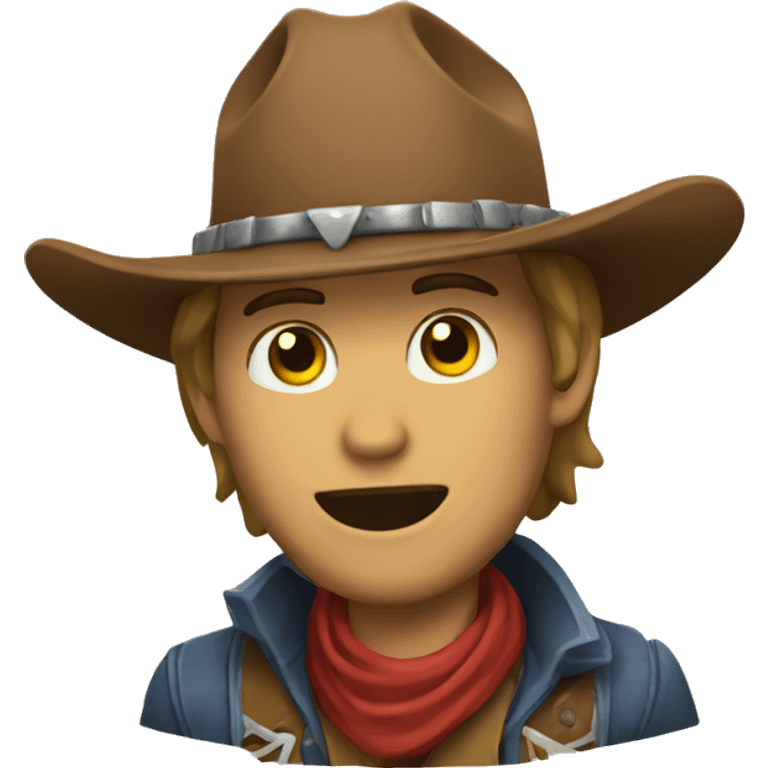 A cowboy saying osmium  emoji