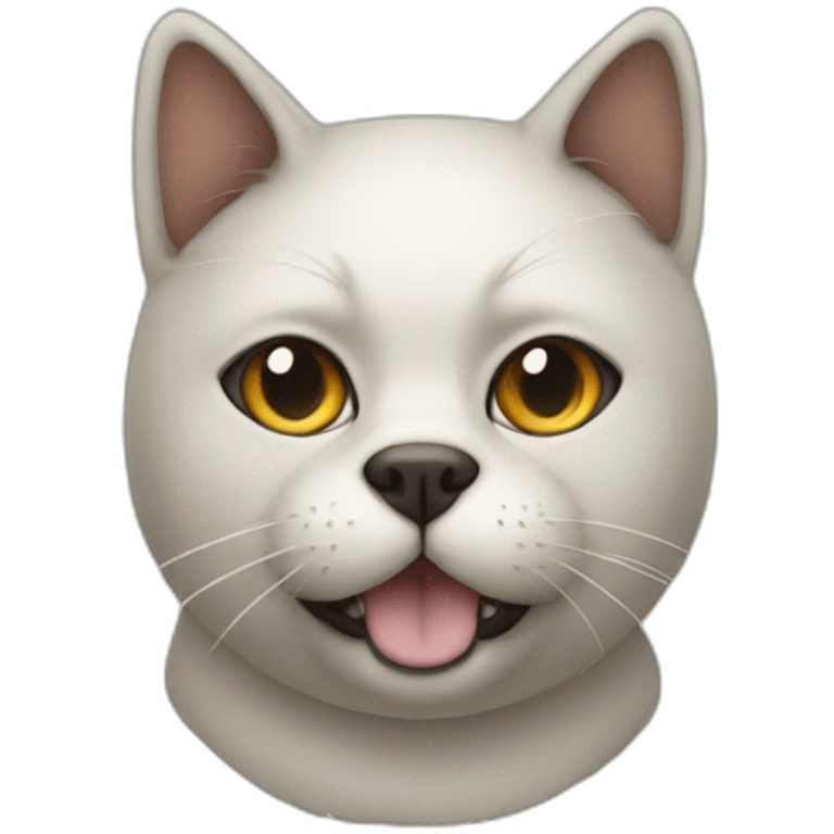 cat wearing a dog mask emoji