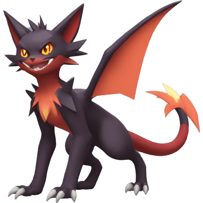 Noivern-Torracat-Zoroark full body emoji