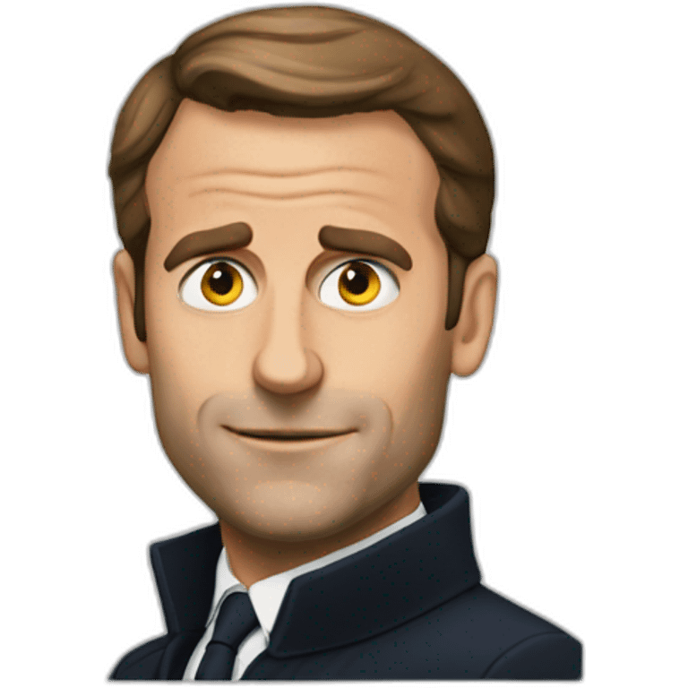 macron cross eyes emoji