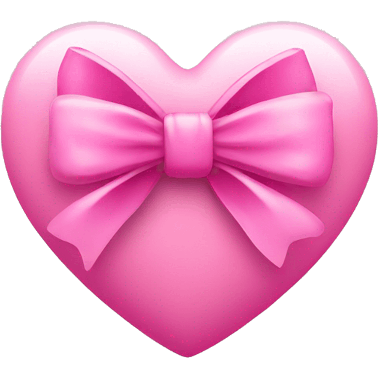 pink heart with bow emoji