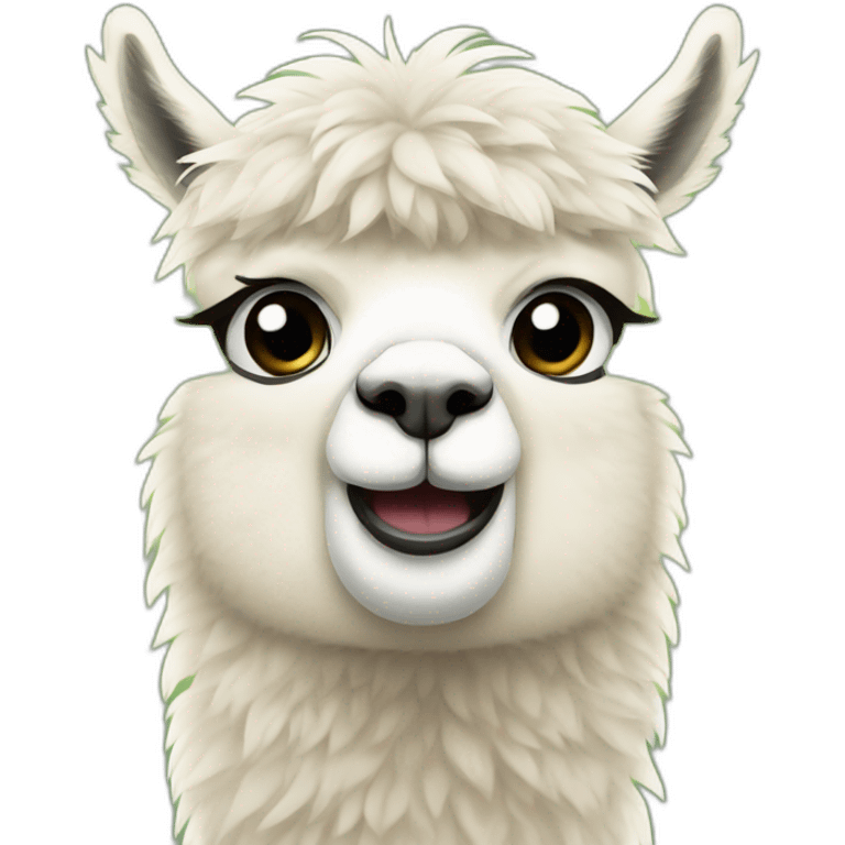 alpaca crying tears emoji