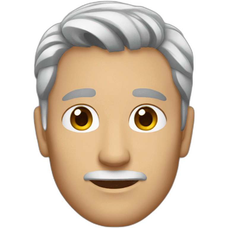 Men-grey-hair-without-beard-with-cat emoji