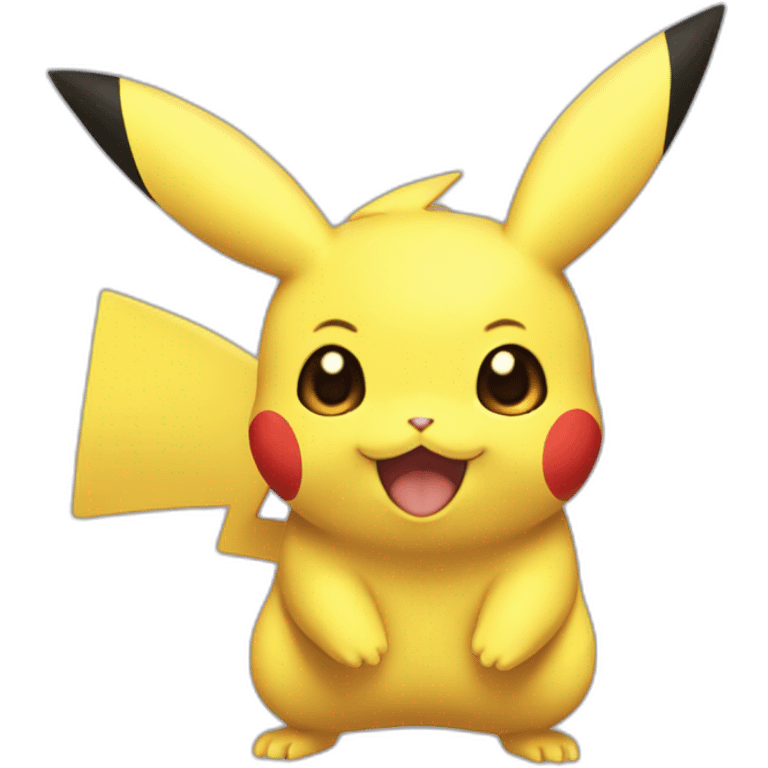 Pikatchu amoureux de evoli emoji