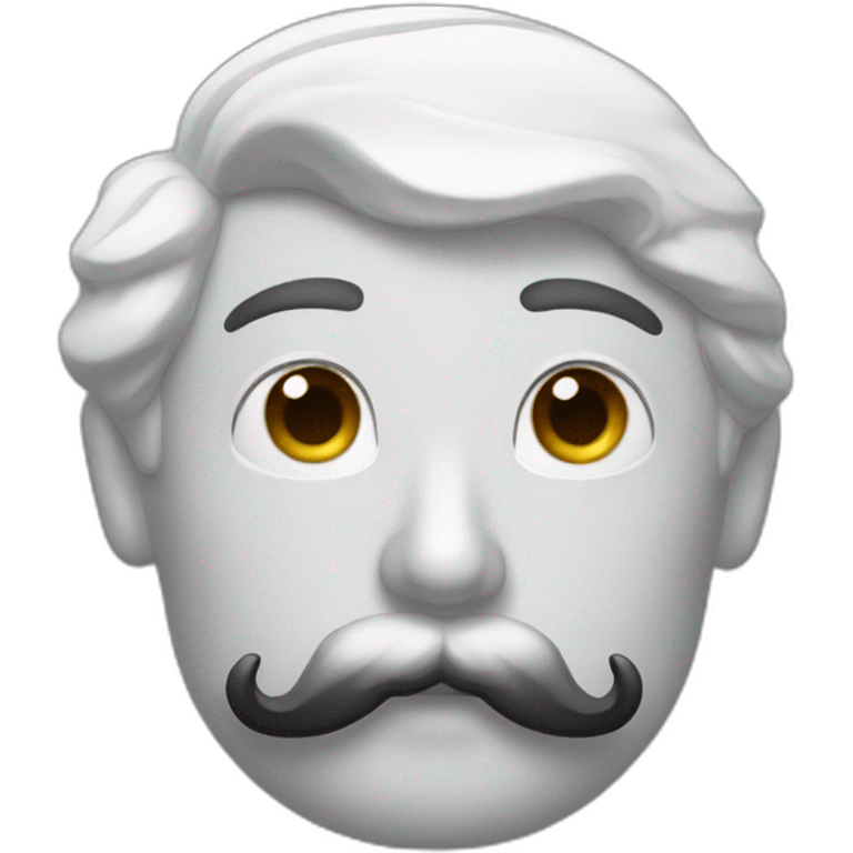 moustache charlot emoji