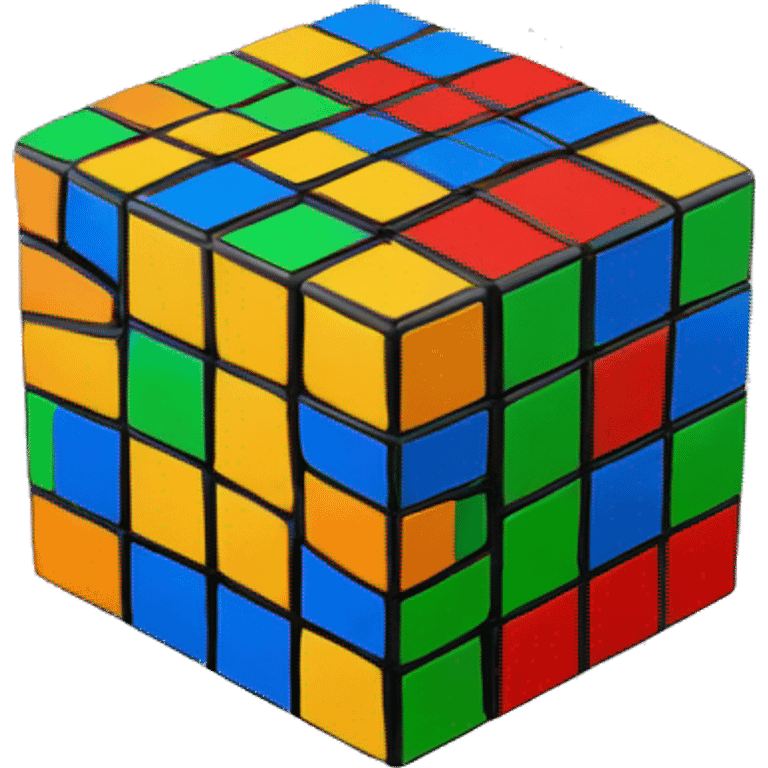 Rubik's cube emoji