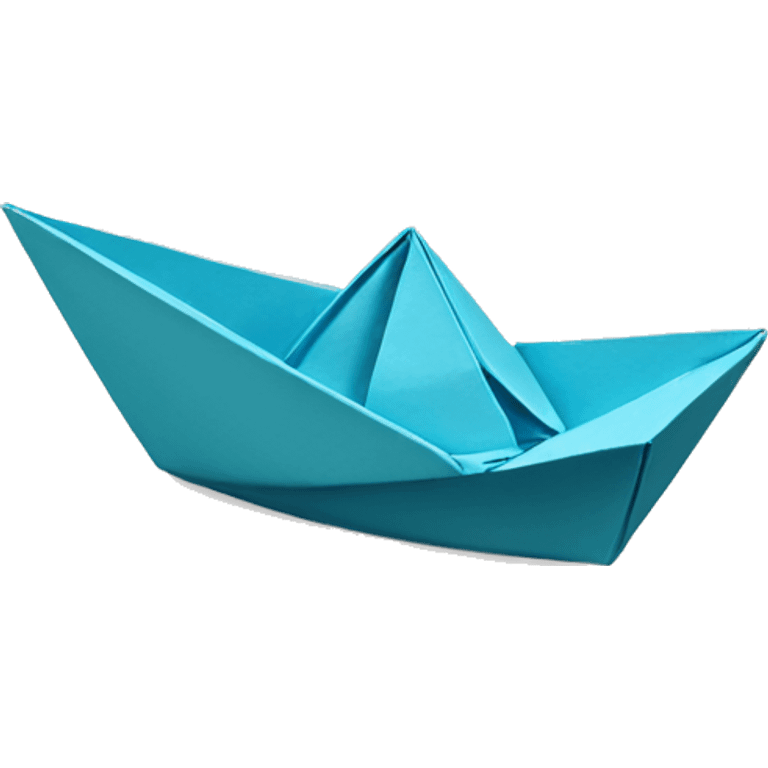 Origami boat emoji