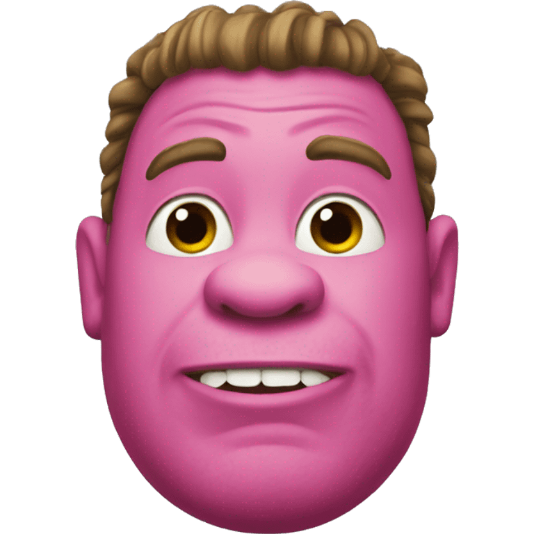 Pink shrek emoji