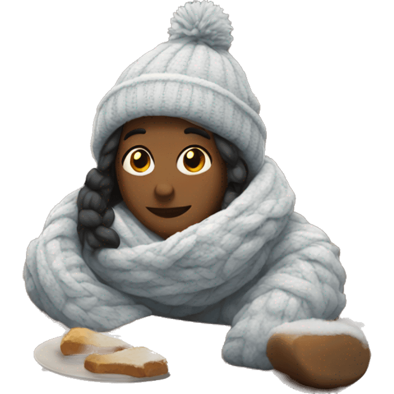 Cozy winter emoji