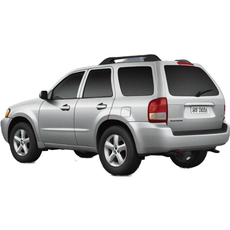 mazda tribute 2001 red side emoji