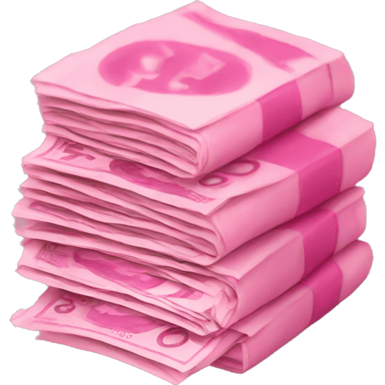 Pink money emoji