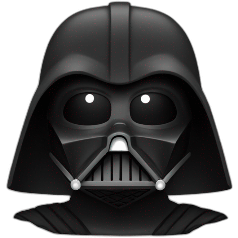 Dark vador en blanc emoji