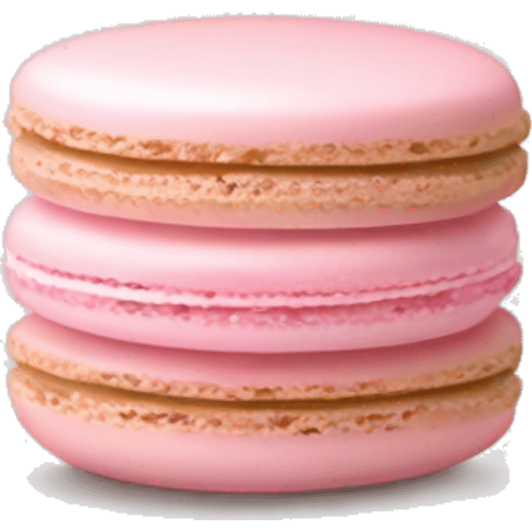 Light pink macaron emoji