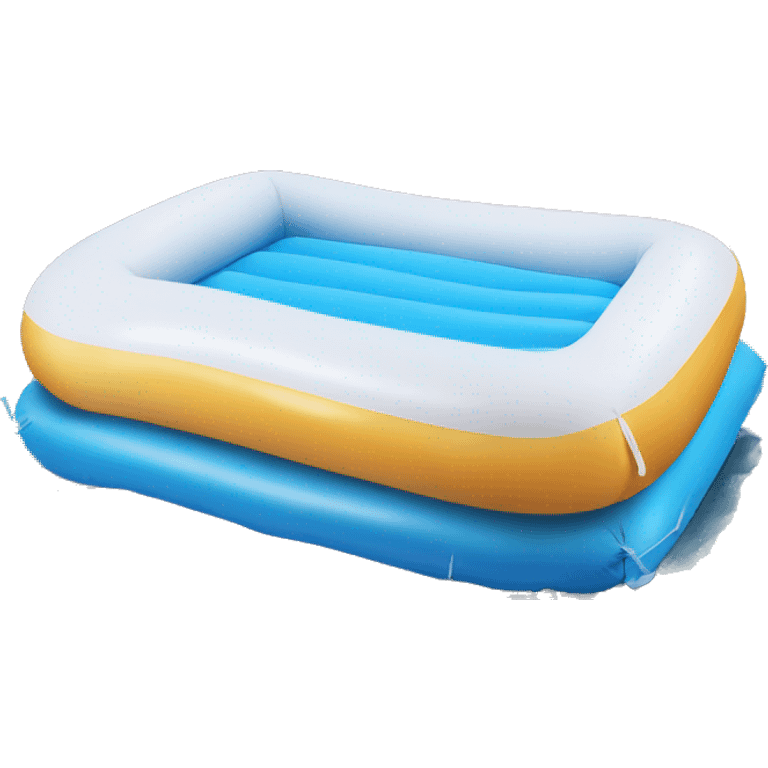 inflatable mattress on water emoji