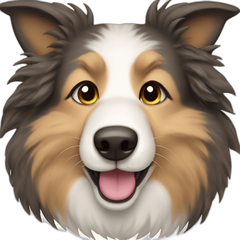 Shetlaand sheepdog emoji