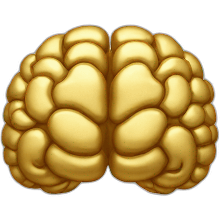 Golden Brain emoji