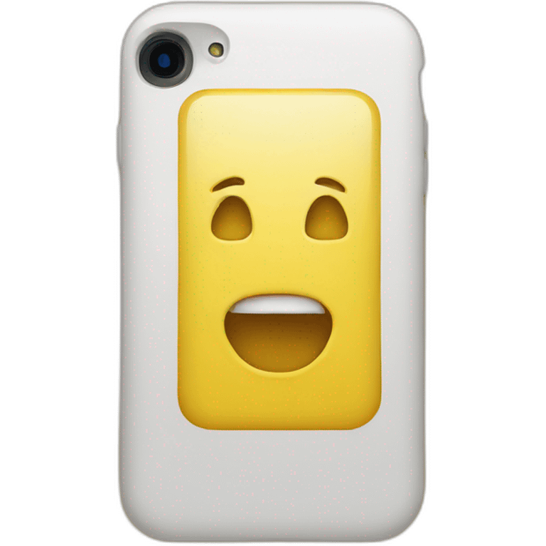 yellow iphone emoji