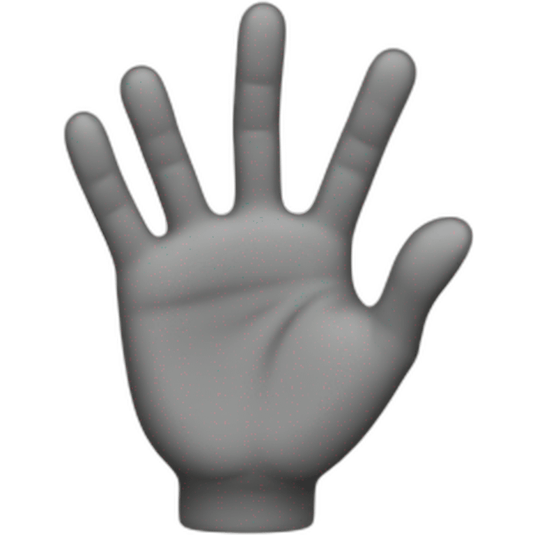 hand wave emoji