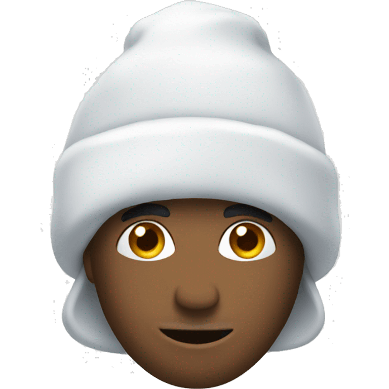 Snow hat emoji