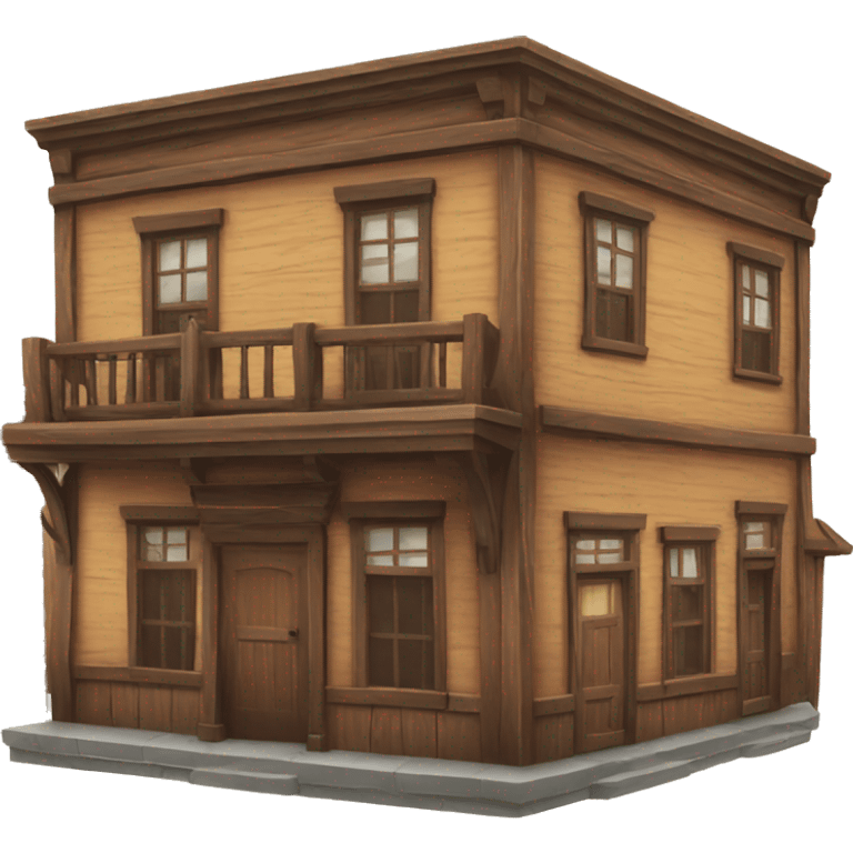 Western saloon building  emoji